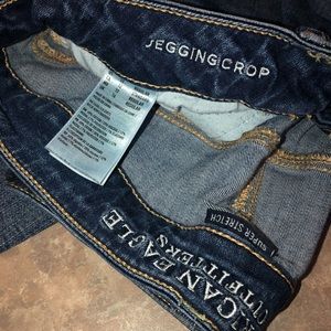 American Eagle super stretch jegging crop capris